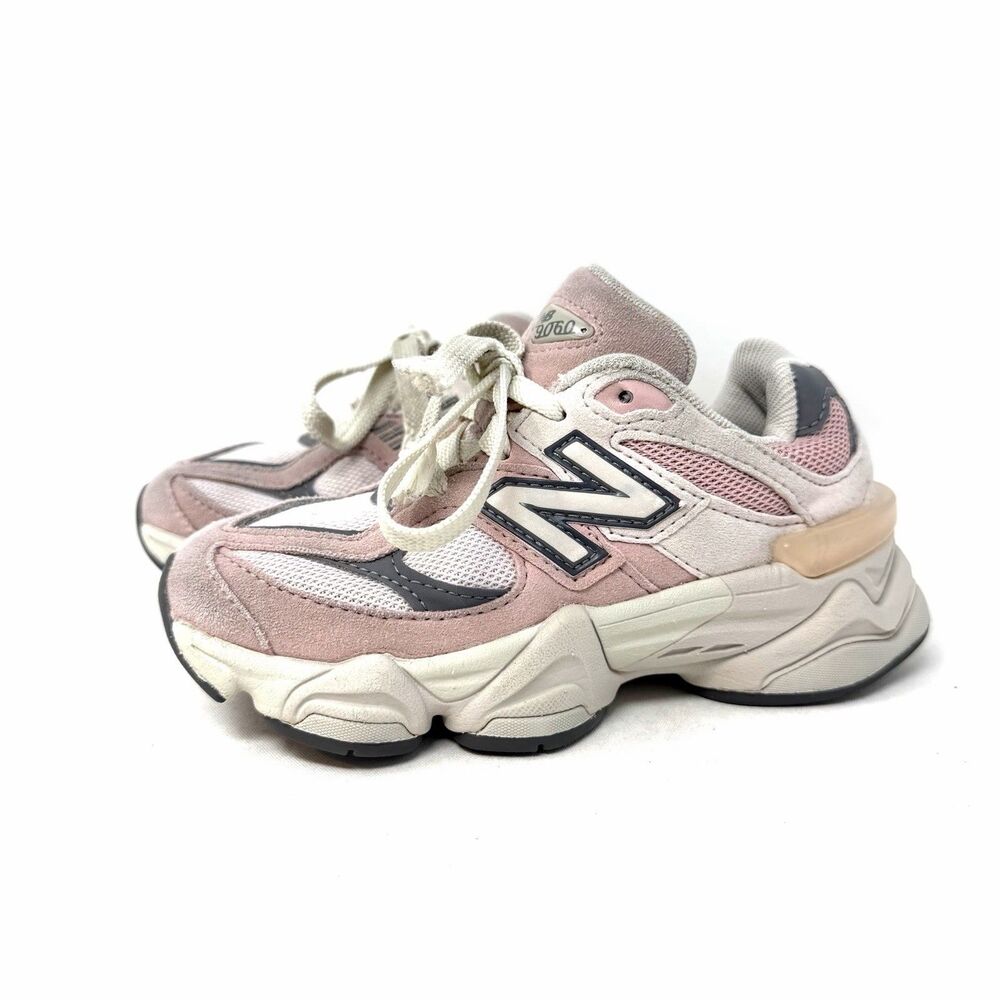 GUC New Balance 9060 TD Toddler Pink Gray White IV9060BE Size 11.5